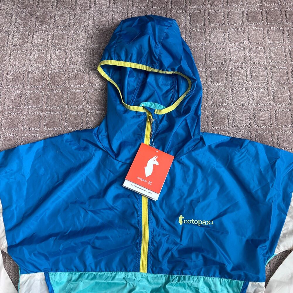 Cotopaxi Teca Technical Windbreaker Jacket Women's XS Blue Hooded Packable *READ - Picture 4 of 10